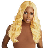 Sensationnel Shear Muse Empress HD Lace Front Wig - QUIESHA - GOLD KRUSH